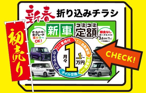 初売り折り込みチラシ